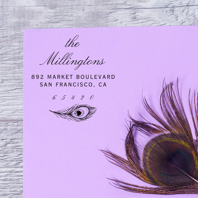 Sello Automático Dirección de devolución y nombre de la pluma de pa (Subido por el creador)