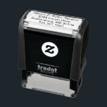 Sello Automático Dirección de devolución y teléfono de la pareja re<br><div class="desc">Fácil de editar el sello de autotinta transparente con el nombre de una pareja,  número de teléfono y dirección de calle que puede cambiar pulsando sobre el botón "Personalizar" de arriba. Perfecto para la dirección de retorno en tarjetas de agradecimiento,  hemos movido notificaciones y cartas.</div>