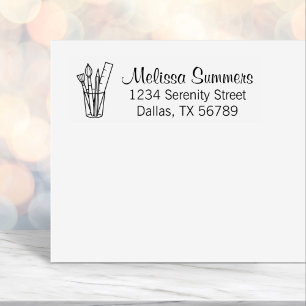 Sello Automático Dirección de dibujo de pincel Lápiz Ruler