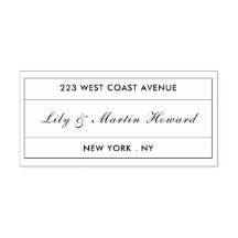 Dirección de escritura Minimalista en blanco y neg