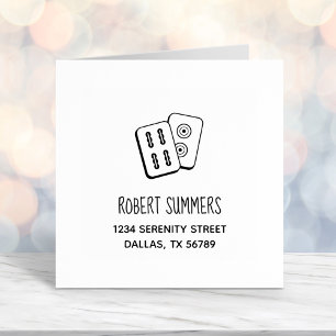 Sello Automático Dirección de fichas de juego de MahJong