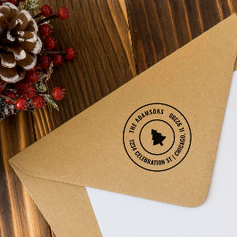 Sello Automático Dirección de la familia personalizado Festix Chris