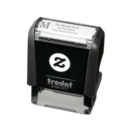 Sello Automático Dirección de monograma