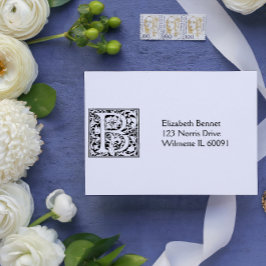 Sello Automático Dirección de monograma