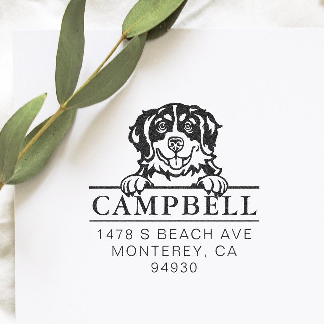 Sello Automático Dirección de perro Personalizado de caza de montañ (Subido por el creador)