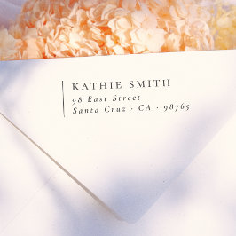 Sello Automático Dirección de retorno alineado a la izquierda Minim