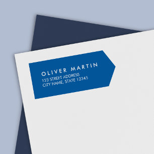 Sello Automático Dirección de retorno de banner lateral clásico mod