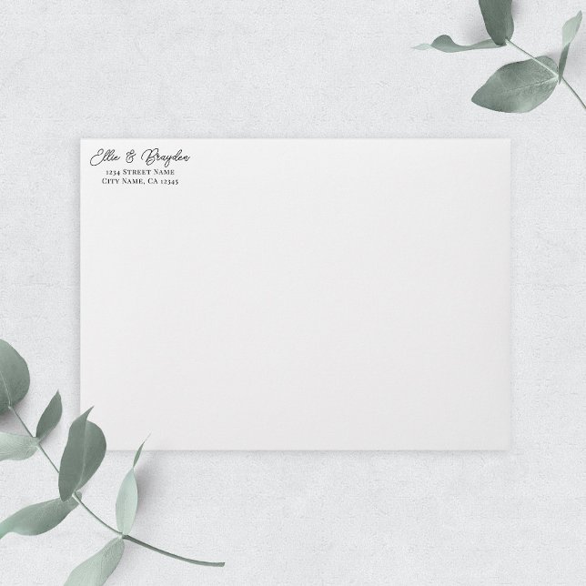 Sello Automático Dirección de retorno de Boda de script romántico a (Subido por el creador)