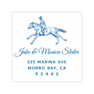 Sello Automático Dirección de retorno de caballos y caballos de equ