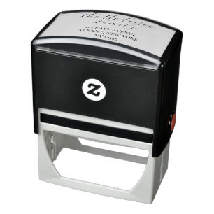 Sello Automático Dirección de retorno de caligrafía elegante