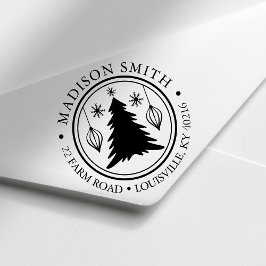 Sello Automático Dirección de retorno de círculo de copos de nieve 