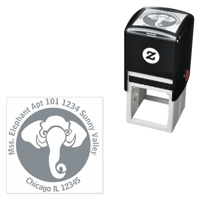 Sello Automático Dirección de retorno de elefante asqueroso republi (In Situ)