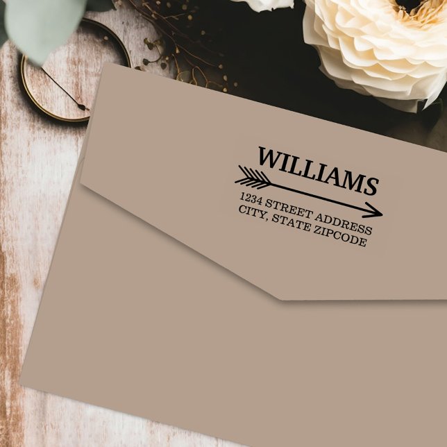 Sello Automático Dirección de retorno de flecha de Boho (Subido por el creador)