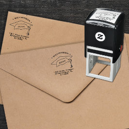 Sello Automático Dirección de retorno de graduación