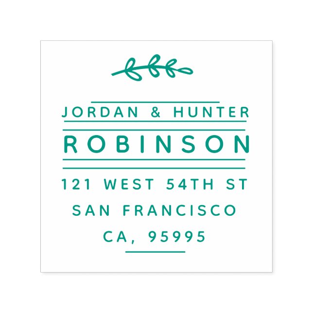 Sello Automático Dirección de retorno de la pareja de la rama rusa  (Diseño)