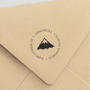 Sello Automático Dirección de retorno de pico de montaña con cubier