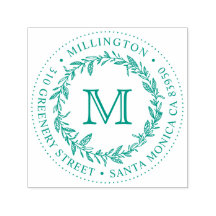 Dirección de retorno de redondeo de monograma de l