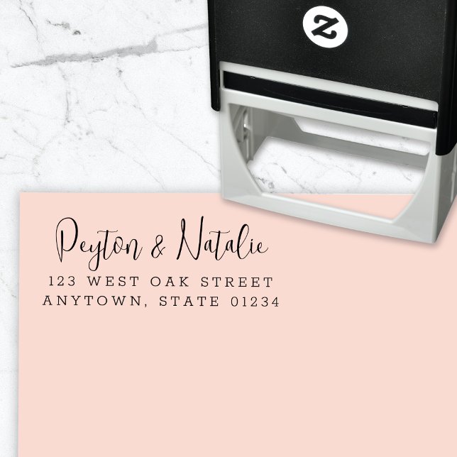 Sello Automático Dirección de retorno de script de caligrafía moder (Subido por el creador)