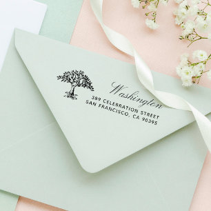 Sello Automático Dirección de retorno de script de nombre de famili