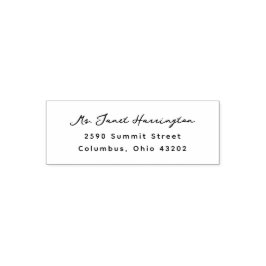 Sello Automático Dirección de retorno de script moderno simple