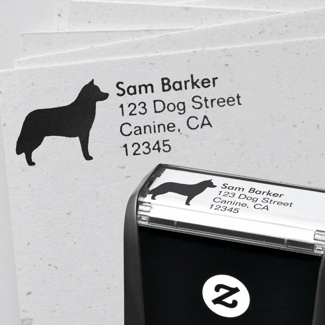 Sello Automático Dirección de retorno de siberiana Husky Dog Raza S (Subido por el creador)