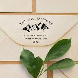 Sello Automático Dirección de retorno del Personalizado de paisajes