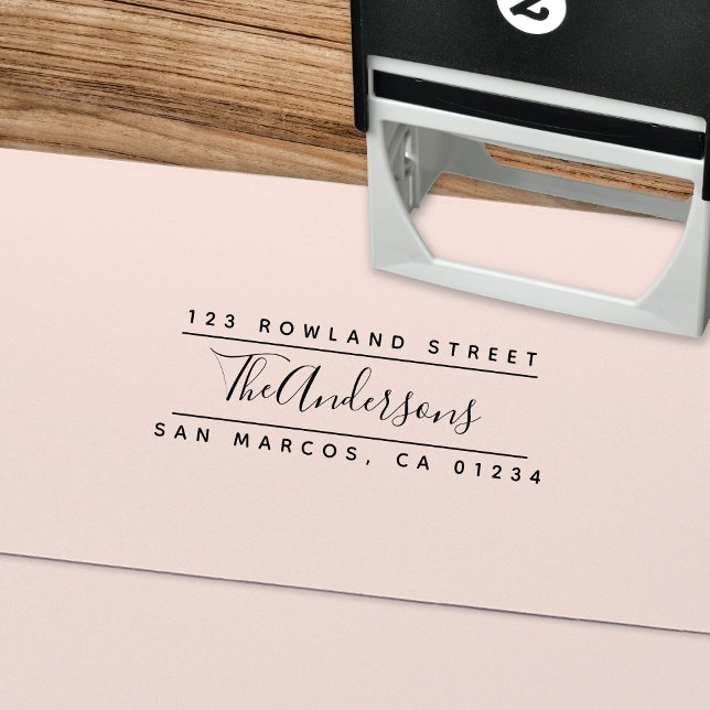 Sello Automático Dirección de retorno dividida de script de caligra (Subido por el creador)