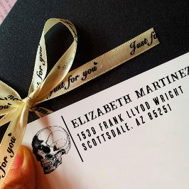 Sello Automático Dirección de retorno elegante Personalizado de crá