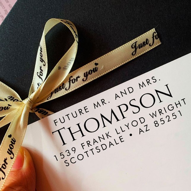 Sello Automático Dirección de retorno Futuro moderno Sr y Sra. Pers (Subido por el creador)