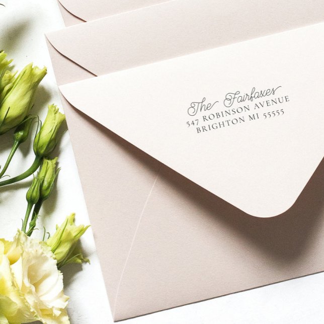 Sello Automático Dirección de retorno moderna (Subido por el creador)