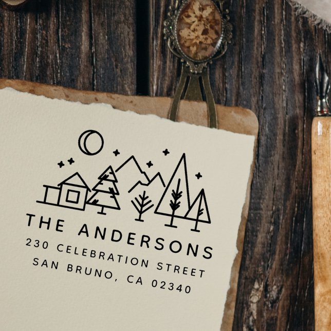 Sello Automático Dirección de retorno moderna de la escena nocturna (Subido por el creador)