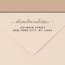 Dirección de retorno profesional o personal elegan