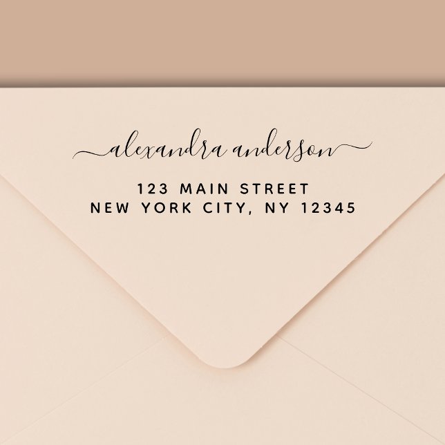 Sello Automático Dirección de retorno profesional o personal elegan (Subido por el creador)