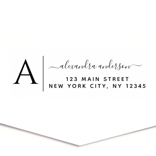 Sello Automático Dirección de retorno profesional o personal elegan (Subido por el creador)