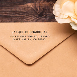 Sello Automático Dirección de tipografía rusa