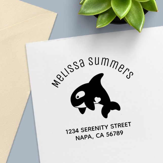 Sello Automático Dirección del Arco de Ballena Orca (Subido por el creador)