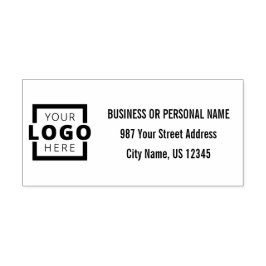 Sello Automático Dirección del logotipo comercial de la empresa Per