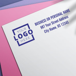 Sello Automático Dirección del logotipo comercial de la empresa per