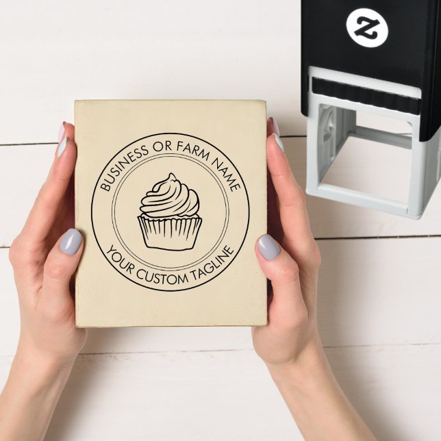 Sello Automático Dirección del logotipo del nombre comercial modern (Subido por el creador)