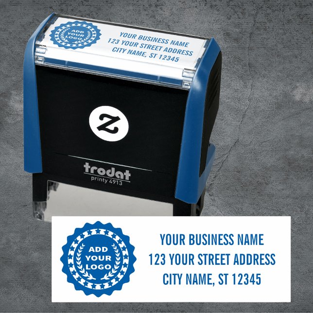 Sello Automático Dirección del logotipo del personalizado de su emp (Subido por el creador)