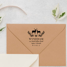 Sello Automático Dirección del Monograma de la correa de la corteza