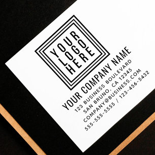 Sello Automático Dirección formal de devolución de logotipo de empr