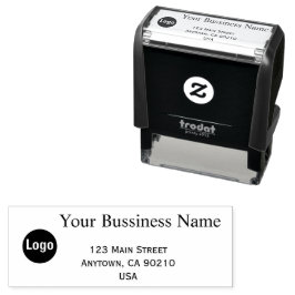 Sello Automático Dirección Personalizado de script elegante