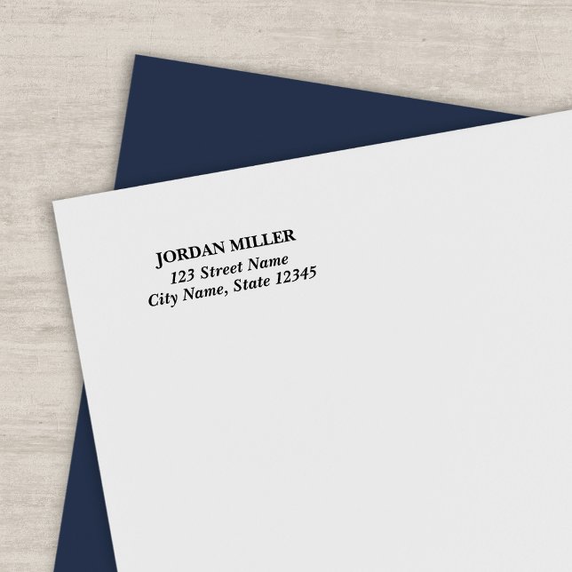 Sello Automático Dirección principal clásica moderna (Subido por el creador)