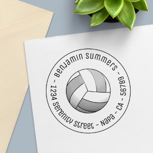 Sello Automático Dirección redonda de pelota de voleibol