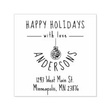 Dirección S de devolución de Personalizado familia