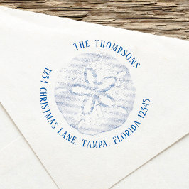 Sello Automático Dirección simple de devolución Beach Coastal Sand 