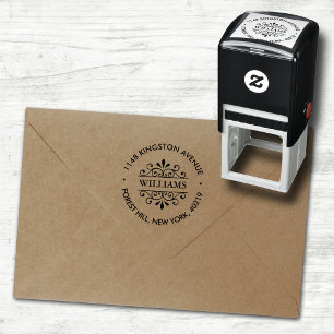 Sello Automático Dirección simple de devolución de Personalizado Or