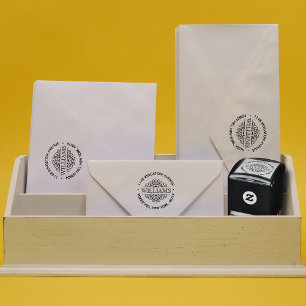Sello Automático Dirección simple de devolución de Personalizado Or