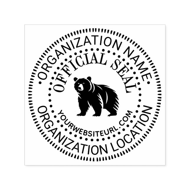 Sello Automático Dirección URL de la dirección de selección oficial (Diseño)